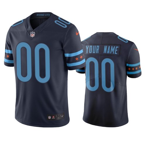 Chicago Bears Custom Navy 2019 City Edition Jersey