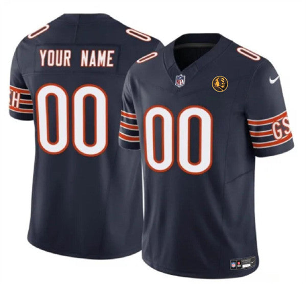 Custom Chicago Bears navy FUSE jersey