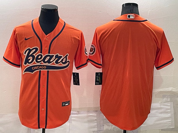 Chicago Bears Blank Orange Jersey