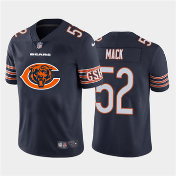 Chicago Bears Customized Navy 2020 Team Big Logo Jersey