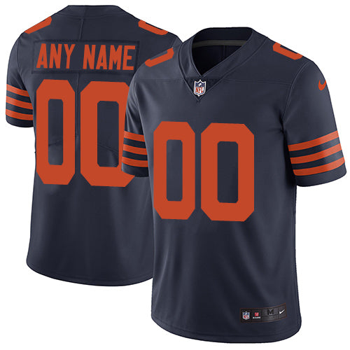 Chicago Bears Customized Navy Blue Alternate Jersey