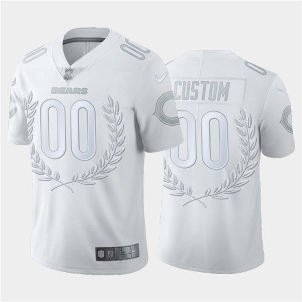 Chicago Bears Customized White MVP Jersey
