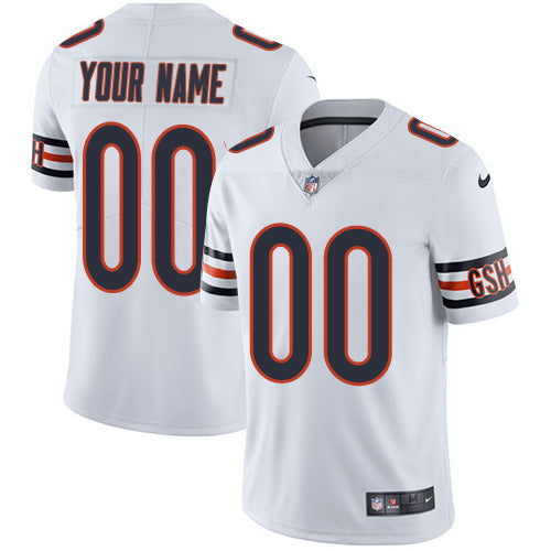 Chicago Bears Customized White Jersey