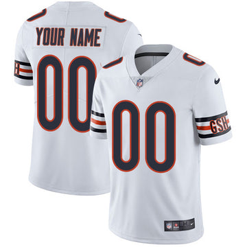 Chicago Bears Customized White Jersey