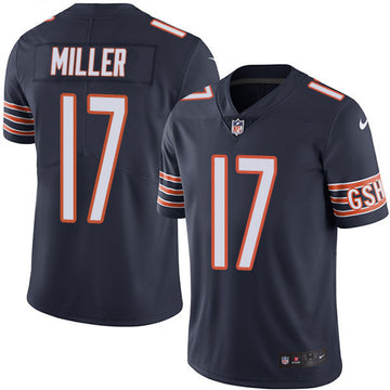 Chicago Bears#17 Anthony Miller Navy Blue Jersey