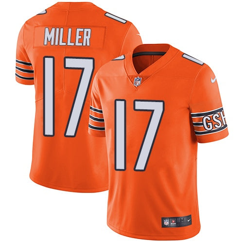 Chicago Bears#17 Anthony Miller Orange Jersey