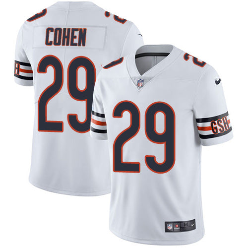 Chicago Bears#29 Tarik Cohen White Jersey