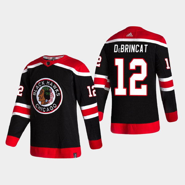Alex DeBrincat Chicago Blackhawks black Reverse Retro jersey