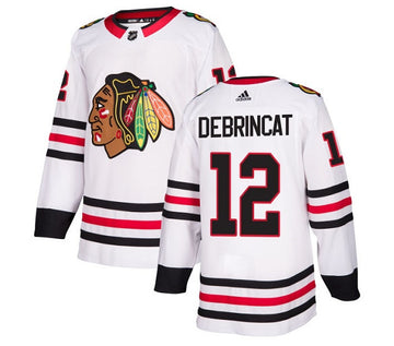 Alex DeBrincat Chicago Blackhawks white jersey