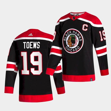 Jonathan Toews Chicago Blackhawks black Reverse Retro jersey