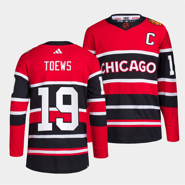 Jonathan Toews Chicago Blackhawks red Reverse Retro jersey