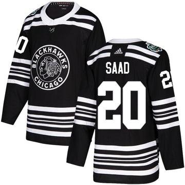 Brandon Saad Chicago Blackhawks black Winter Classic jersey