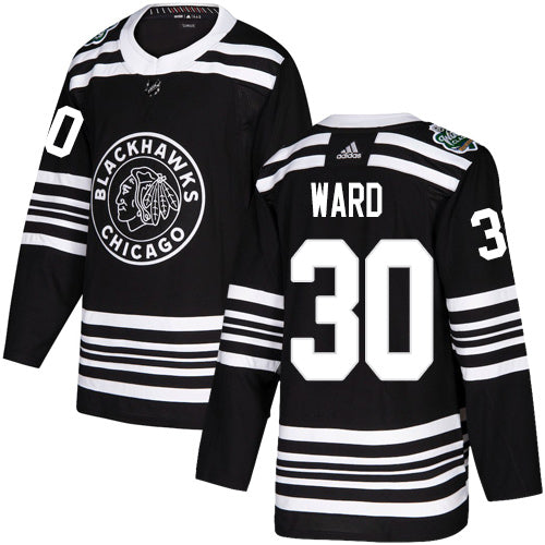 Cam Ward Chicago Blackhawks black Winter Classic jersey