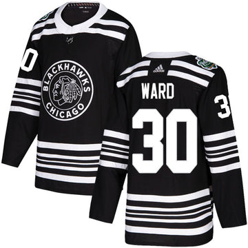 Cam Ward Chicago Blackhawks black Winter Classic jersey