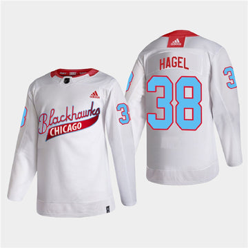 Brandon Hagel Chicago Blackhawks white jersey