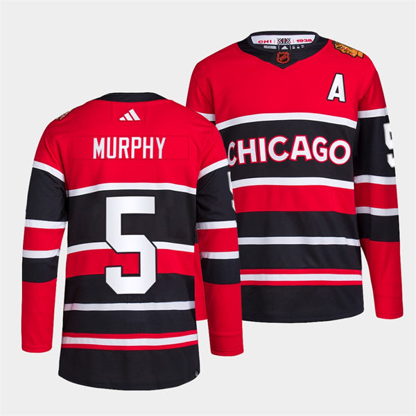 Connor Murphy Chicago Blackhawks red Reverse Retro jersey