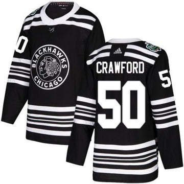 Corey Crawford Chicago Blackhawks black Winter Classic jersey