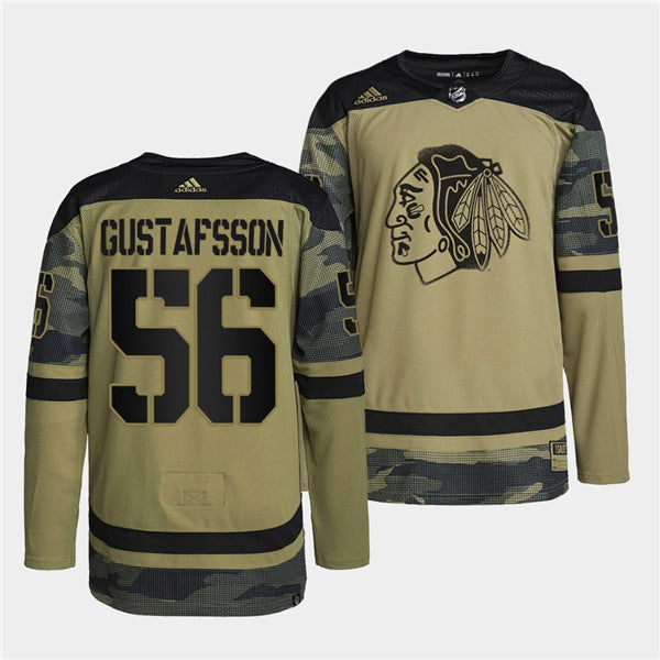 Erik Gustafsson Chicago Blackhawks camo Camo jersey