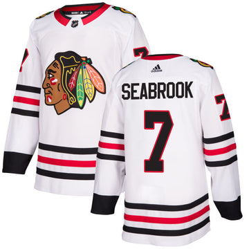 Brent Seabrook Chicago Blackhawks white jersey