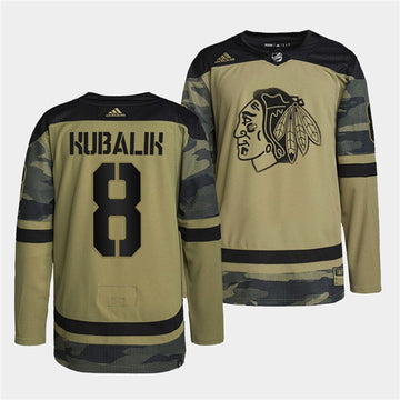 Dominik Kubalik Chicago Blackhawks camo Camo jersey