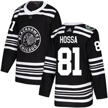Marian Hossa Chicago Blackhawks black Winter Classic jersey