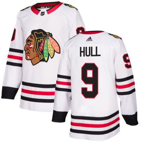 Bobby Hull Chicago Blackhawks white jersey