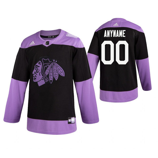 Adidas Chicago Blackhawks black jersey