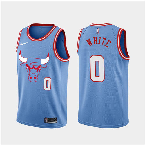 Coby Chicago Bulls white City Edition jersey