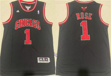 Derrick Rose Chicago Bulls black jersey