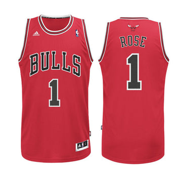 Derrick Rose Chicago Bulls red jersey