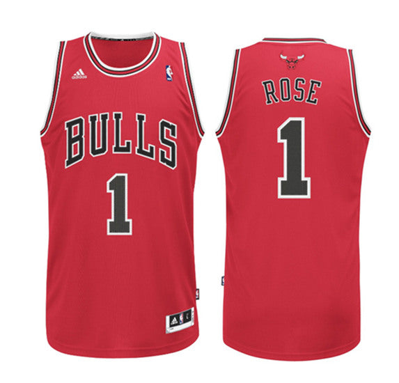 Derrick Rose Chicago Bulls red jersey