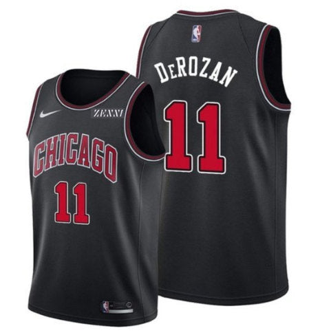 DeMar DeRozan Chicago Bulls black jersey