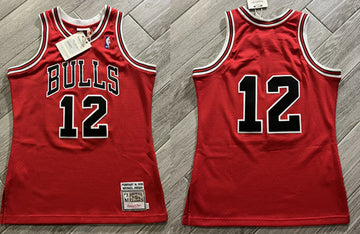 Michael Jordan Chicago Bulls red Throwback jersey
