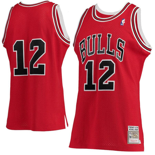 Michael Jordan Chicago Bulls red jersey