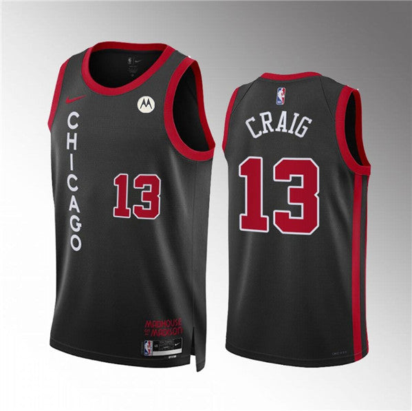 Torrey Craig Chicago Bulls black City Edition jersey