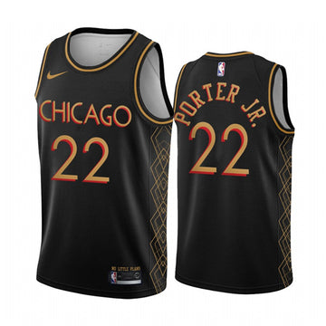 Otto Porter Jr Chicago Bulls black City Edition jersey