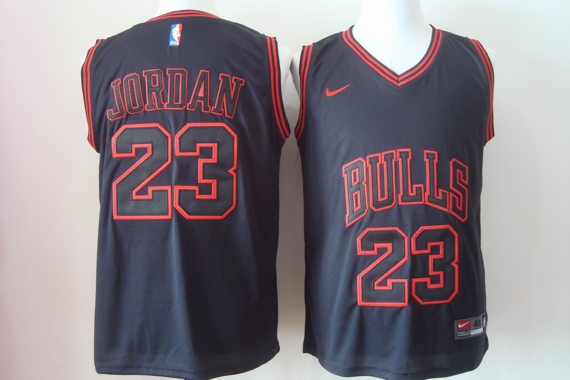 Michael Jordan Chicago Bulls black Fashion jersey