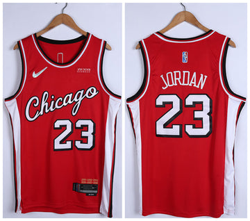 Michael Jordan Chicago Bulls red jersey