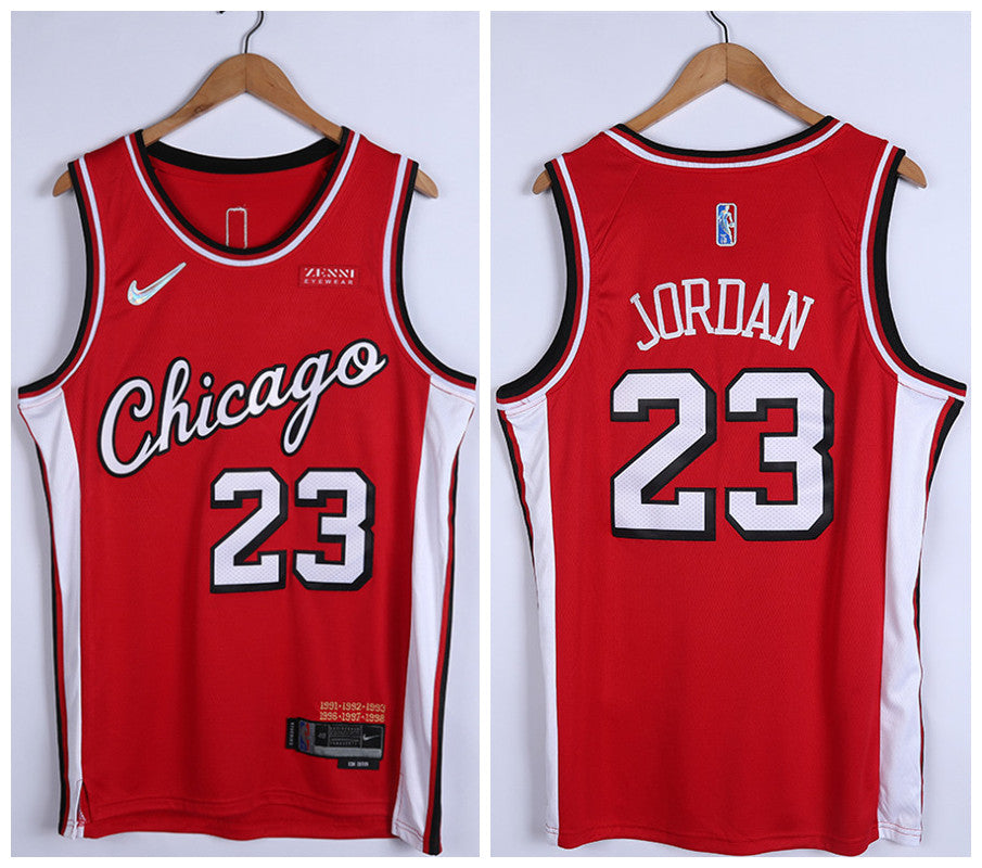 Michael Jordan Chicago Bulls red jersey