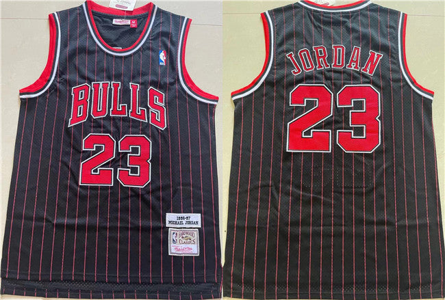 Michael Jordan Chicago Bulls black Throwback jersey