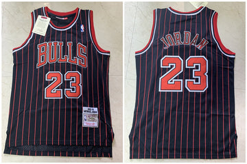 Michael Jordan Chicago Bulls black Throwback jersey