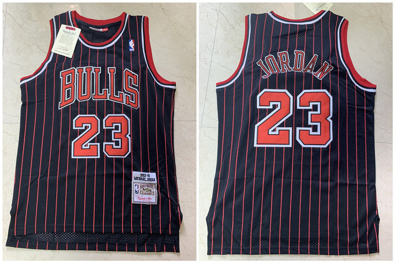 Michael Jordan Chicago Bulls black Throwback jersey