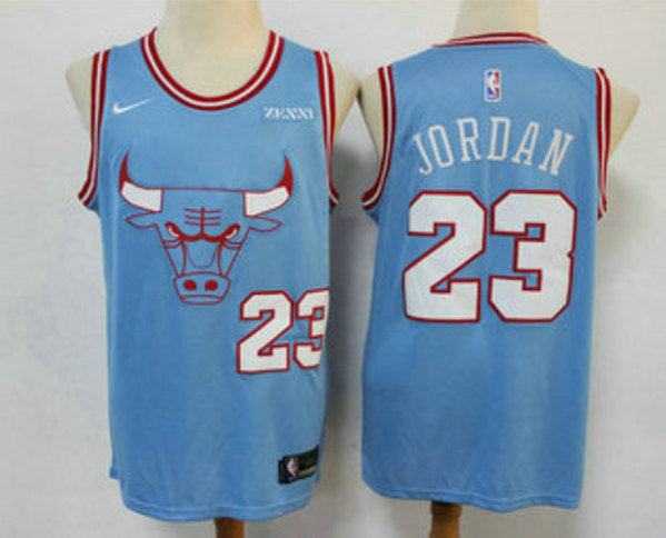 Michael Jordan Chicago Bulls blue jersey