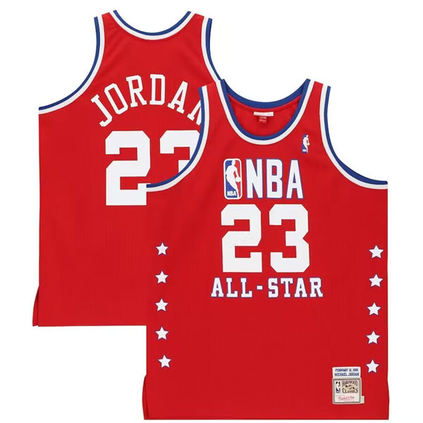 Michael Jordan Chicago Bulls red All-Star jersey
