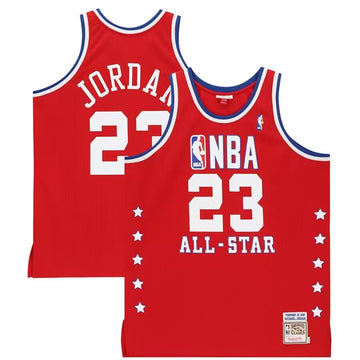 Michael Jordan Chicago Bulls red All-Star jersey