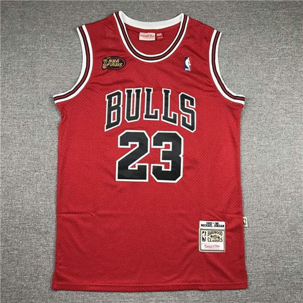 Michael Jordan Chicago Bulls red Throwback jersey