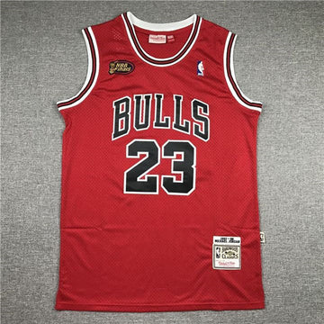 Michael Jordan Chicago Bulls red Throwback jersey