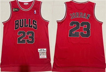 Michael Jordan Chicago Bulls red Throwback jersey