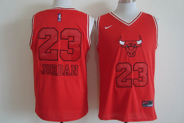 Michael Jordan Chicago Bulls red Fashion jersey