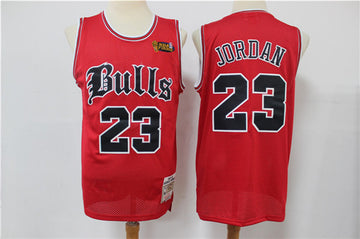 Michael Jordan Chicago Bulls red jersey